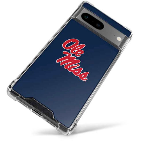 University of Mississippi Rebels Ole Miss Google Pixel 7a Clear Case